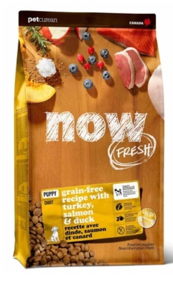 Корм NOW FRESH беззерновой для щенков, с индейкой, уткой и овощами